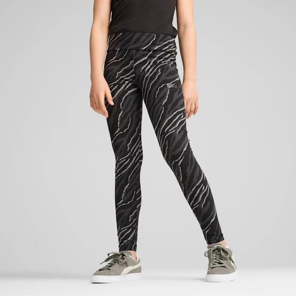 ¡PUMA ESS+ ANIMAL! Leggings para niños grandes: ¡Diversión salvaje, estilo audaz!