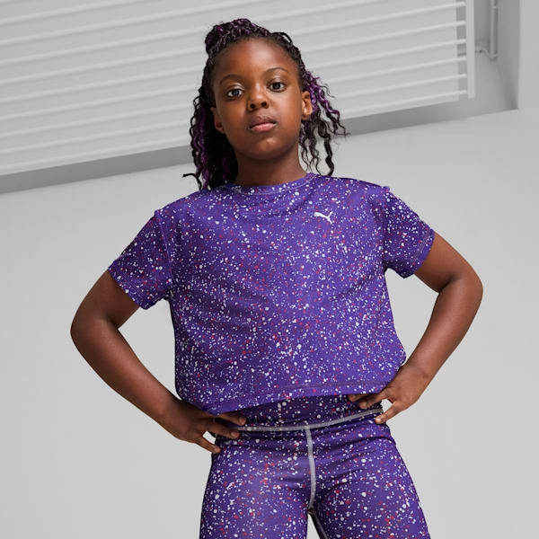 ¡PUMA TRAIN FAVORITE! Camiseta Corta para Niños Grandes: ¡Entrena con Estilo y Energía!